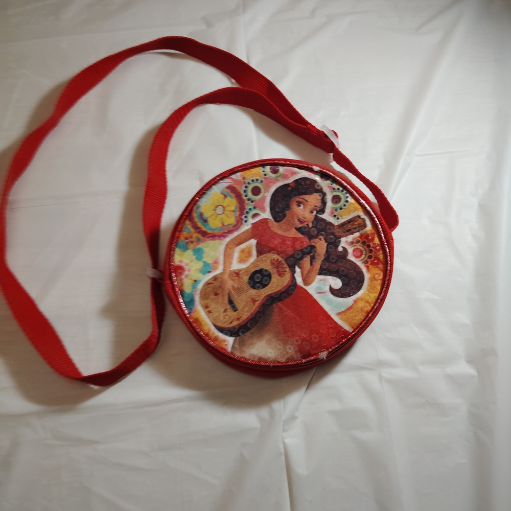 Elena of Avalor red girl long strap purse